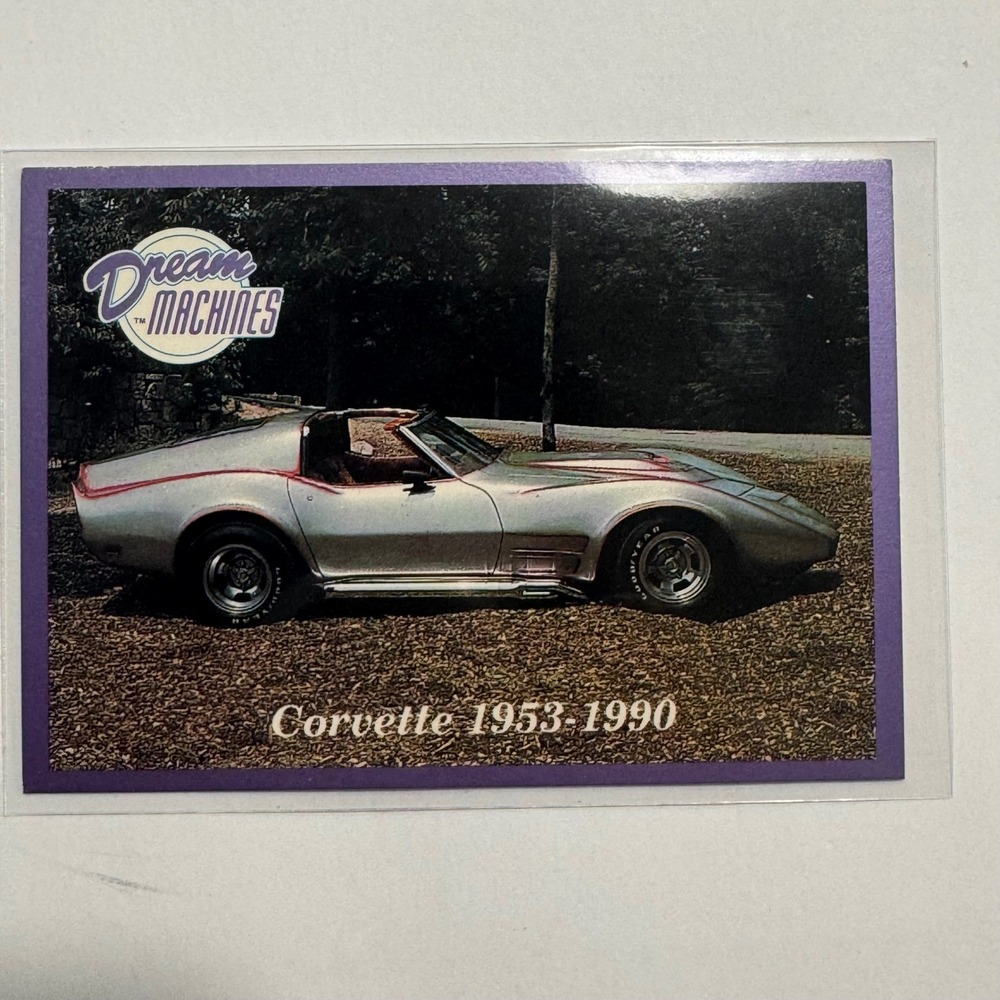 1953-1990 Corvette Automobile Dream Machines Trading Card Imperial‎ Palace 1991